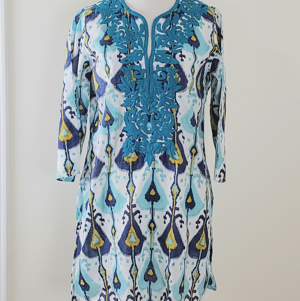Roberta Rabbit embroidered tunic